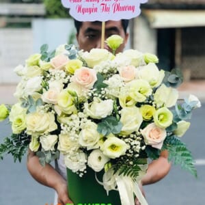 hoa chúc mừng may mắn